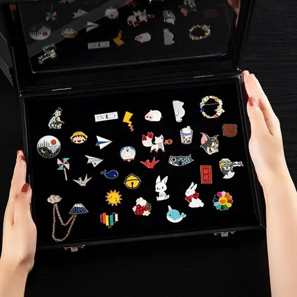 50Pcs Enamel Pins for Backpacks Cute Pins Bulk for Hats Jackets Lapel Pins Brooc